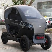 A foldable Electric Car From Denmark Makers