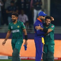 Virat Kohli displays high spirit after match with Pakistan