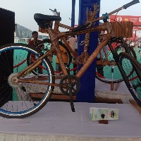 'Bambooka', a bicycle made of bamboo costs Rs 5Ok