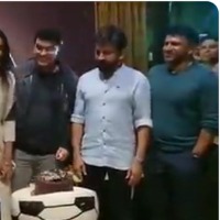 Puneeth Raj Kumar spotted last night at Gurukiran birthday party