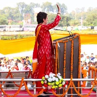 Priyanka rains more promises in UP: 20L jobs to youth, free bus travel for women