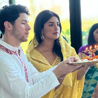 Priyanka, Nick Jonas perform Lakshmi puja at Los Angeles home