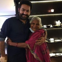 NTR Latest pic with senior fan