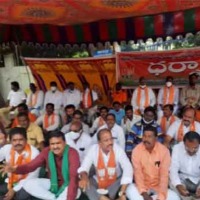 BJP Demands State Govt To Buy Paddy With Out Any Late