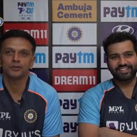 Dravid and Rohit Recalls Their First Meet