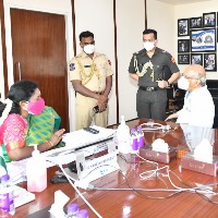 TS Governor enquires about the health of AP Governor
