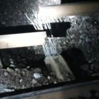Unknown persons blasts railway track 