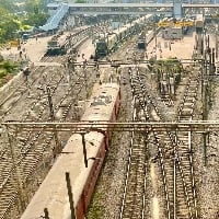 Trains route changed after track destroyed at Padugupadu