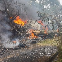 Chopper crash: Heard a loud sound, helicopter was in flames, says eyewitness