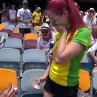 Ashes fan proposes to girlfriend during first Test at the Gabba video goes viral 