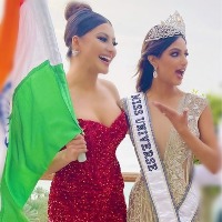 Urvashi Rautela part of the jury at Miss Universe pageant as Harnaaz won