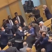 Jordan Parliamentarians Fight In House During Debate