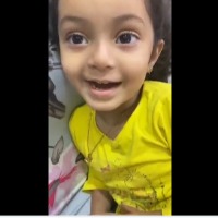 Samantha shared a video child singing Pushpa item song