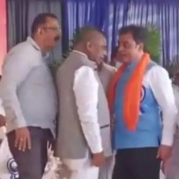 BJP Minister and Congress MP Almost Come to Blows