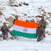 Indian Army Hoisted Tri Color In Galwan Valley