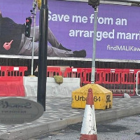 29 year old London man uses billboard ad to find a wife