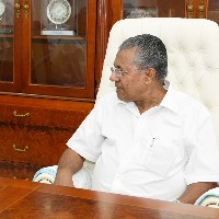 Kerala CM Pinarayi Vijayan met Telangana CM KCR at Pragathi Bhavan
