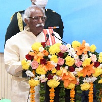 Haryana governor Dattatreya attends International Telugu Festival 
