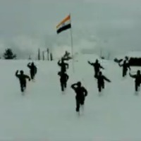 Indian army jawans performs Khukri dance