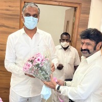 Nandamuri Balakrishna met Telangana Health Minister Thanneeru Harish Rao