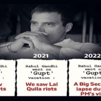 PM Modis security lapse BJPs Gupt vacation barb at Rahul Gandhi Sambit Patra shared a graphic
