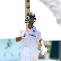 Pant completes century in Cape Town test