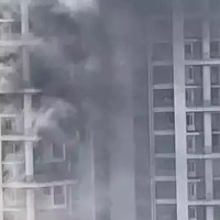 2 dead and several injured as massive fire breaks out at Mumbai high rise building