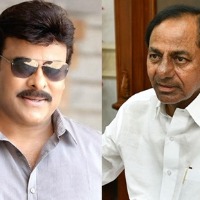 KCR speaks to Chiranjeevi by phone