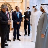 Dubai king tweets in Malayalam and Pinarayi Vijayan replies in Arabic