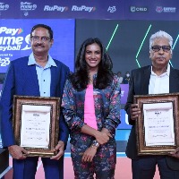 Sindhu inducts father PV Ramana, Shyam Sunder Rao into Volleyball League Hall of Fame