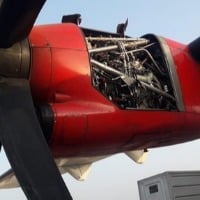 Plane travels Bhuj from Mumbai without engine cowl