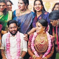 Family by their side Transgenders get Married in Kerala