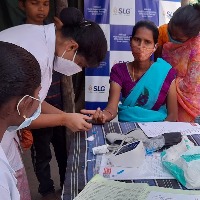 SLG Hospitals conducts “Free Mega Health Camp” in association with Bethestha Church