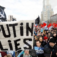 Protests in Russia demanding to stop war against Ukraine 