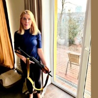 Ukraine MP Kira Rudik takes up arms to fight Russia 