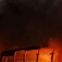 9 buses gutted in fire in Andhra town