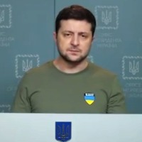 Zelensky urges Ukrainians to 'go on the offensive'