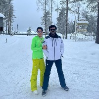 Ram Charan and Upasana enjoys in Finland 