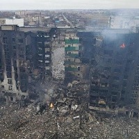 Hospital in Ukraine hit by Russian shelling