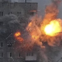 Missile attacks explosions air raid alerts heard across Ukrainian cities