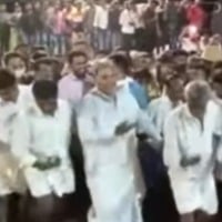 Karnataka former CM Siddaramaiah folk dance video went viral