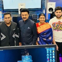 Tamil Nadu CM Stalin visits AR Rahman's studio in Dubai