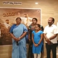 MLA Seethakka watch RRR movie and congratulate entire crew and cast