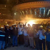 vizagn steel plant achieved racord turnover