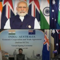 India, Australia ink Economic Cooperation & Trade Agreement