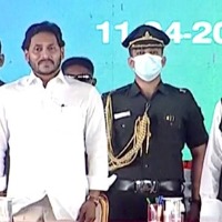 Oath taking ceremony of AP ministers started