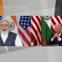 Virtual meeting between Prime Minister NarendraModi and US President JoeBiden begins
