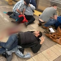 Shooting incident at Brooklyn railway station