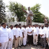 ktr on ambedkar idol