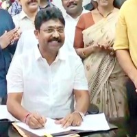 suresh takes oath as minister 